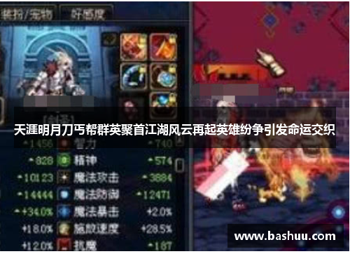 天涯明月刀丐帮群英聚首江湖风云再起英雄纷争引发命运交织